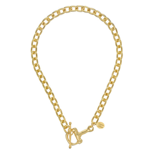 Gold Horse Bit Toggle - No Charm