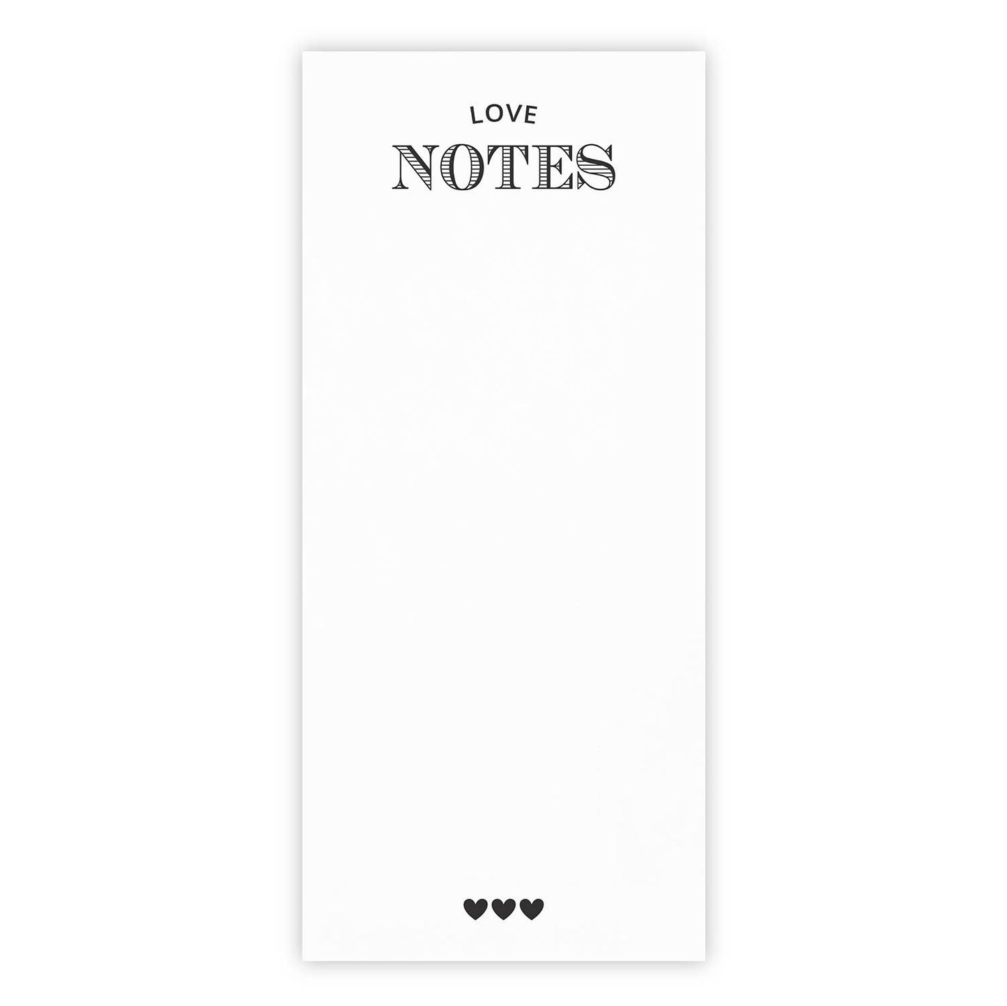 Notepaper in Acrylic Tray - Love Notes