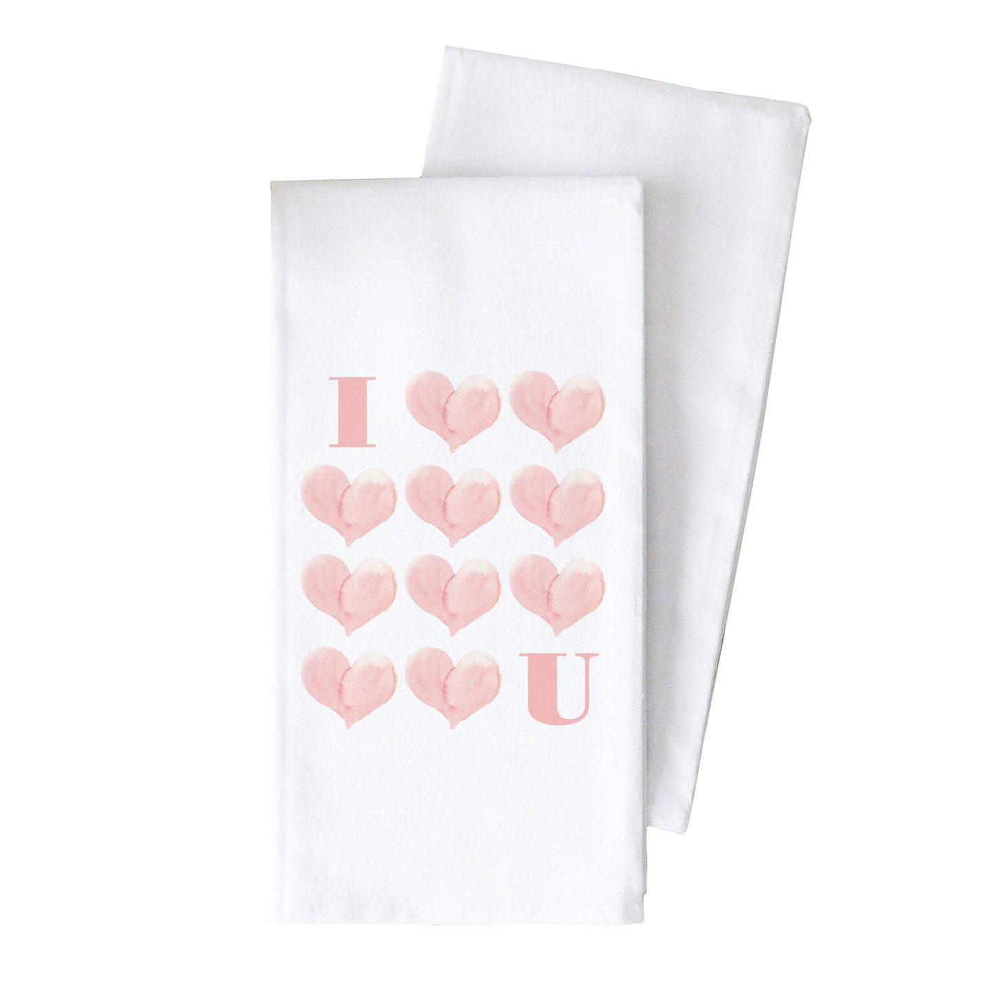 I Heart U Tea Towel