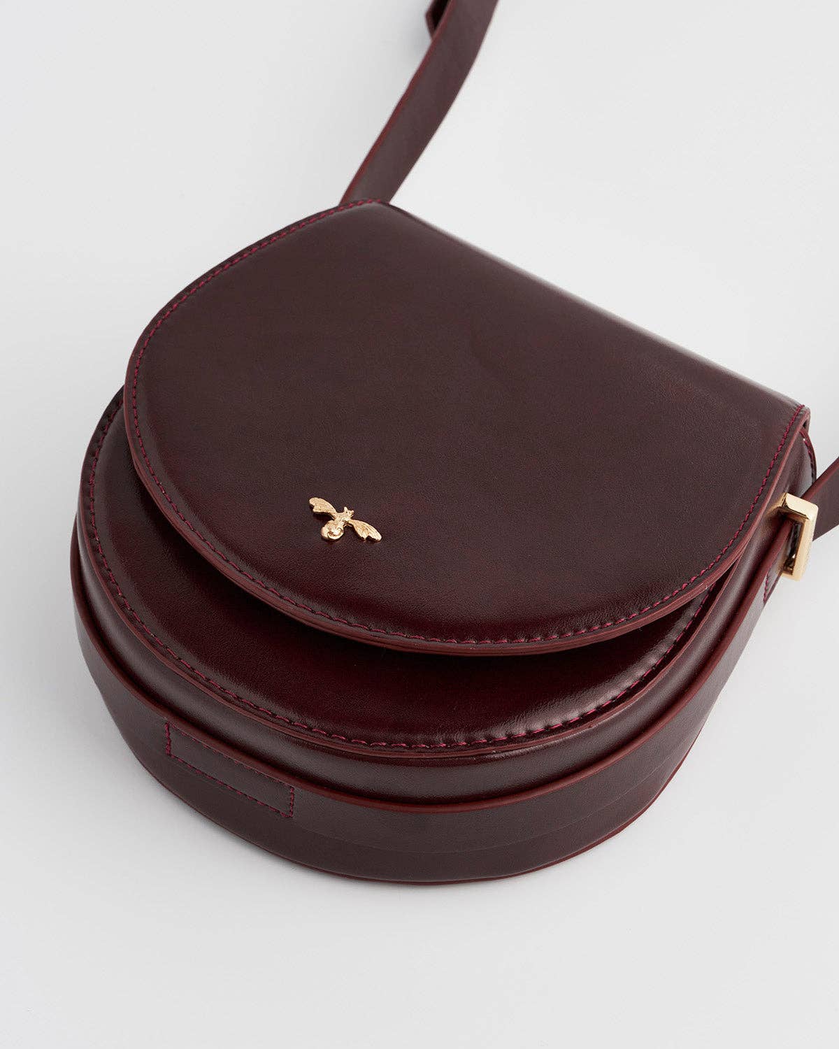 Cherry Red Saddle Bag