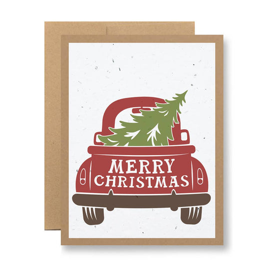Plantable Greeting Card - Merry Christmas {tailgate}