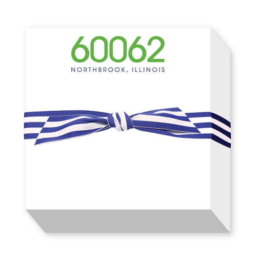 ZIP CODE CHUBBIE NOTEPAD