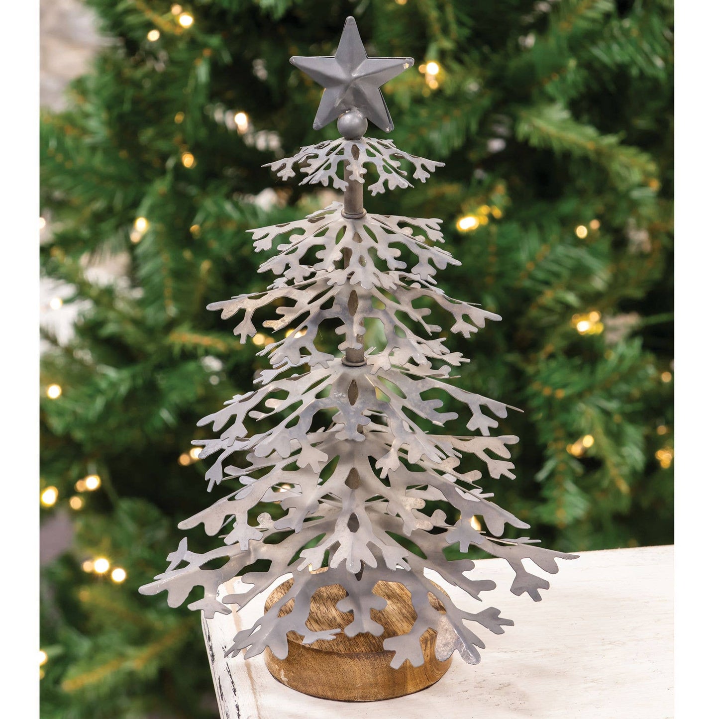 Small Galvanized Metal Tree