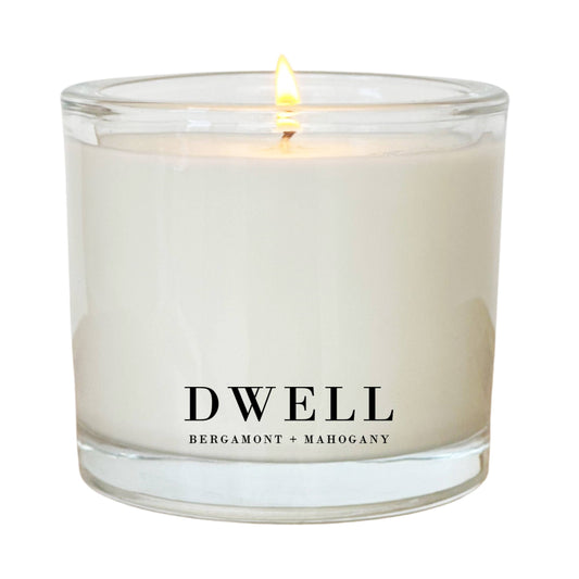 Dwell | Bergamot + Mahogany Coconut Wax Candle