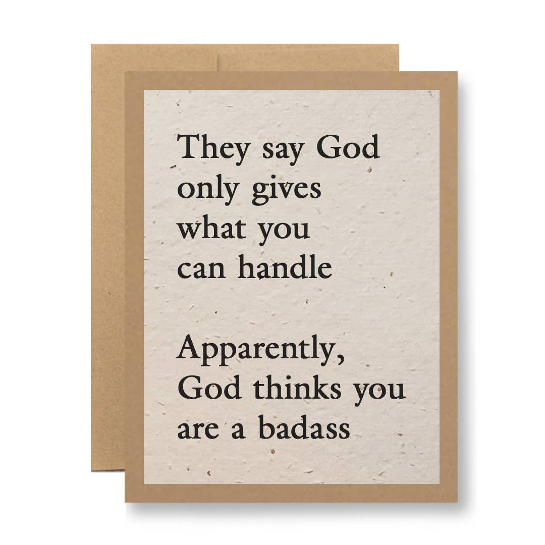 Plantable Seed Paper Greeting Card - Friendship