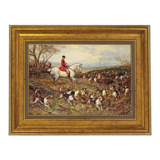 Master of the Hounds by Heywood Hardy Framed Print